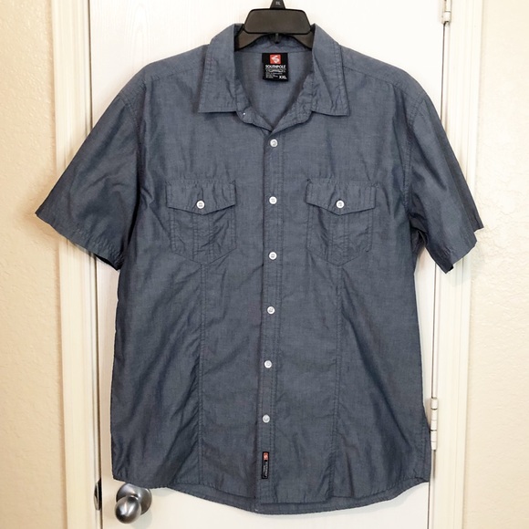 South Pole Other - [Southpole] Blue Denim Button Down Casual Men’s Shirt